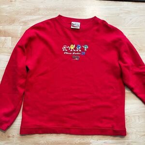 Vintage Chase Authentics M&M’s NASCAR Elliott Sadler Crewneck Sweatshirt Large